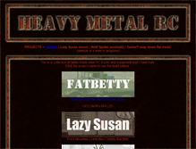 Tablet Screenshot of heavymetalrc.spacejunk.co.nz